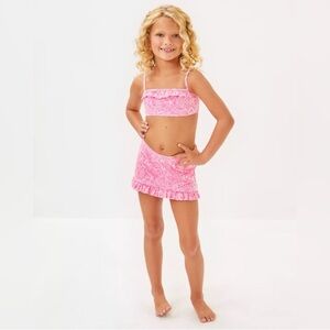 NWT Lilly Pulitzer UPF 50+ Girls Topher Bikini Set
